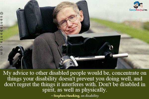 Photo of Stephen Hawking