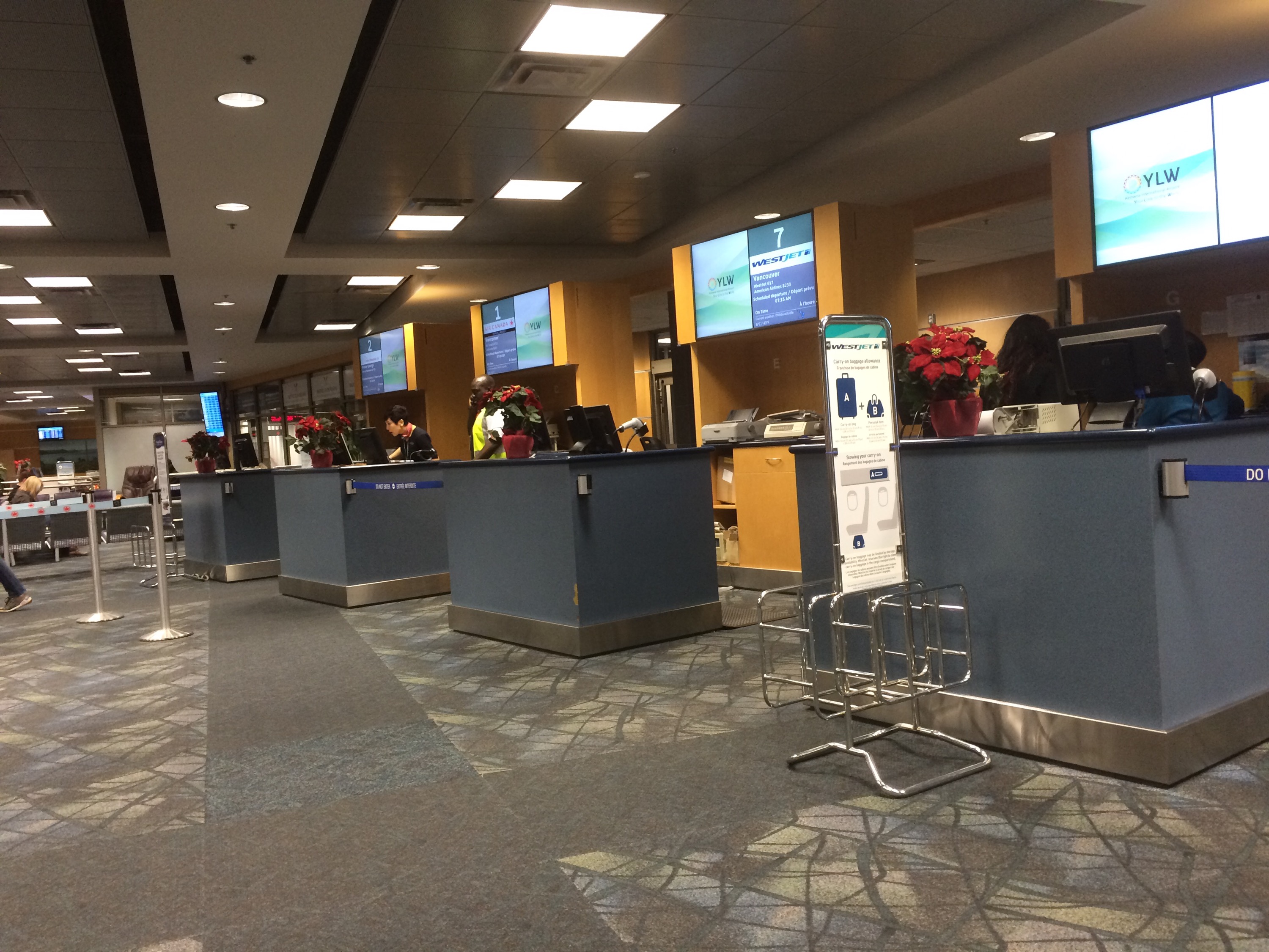 The gate desks