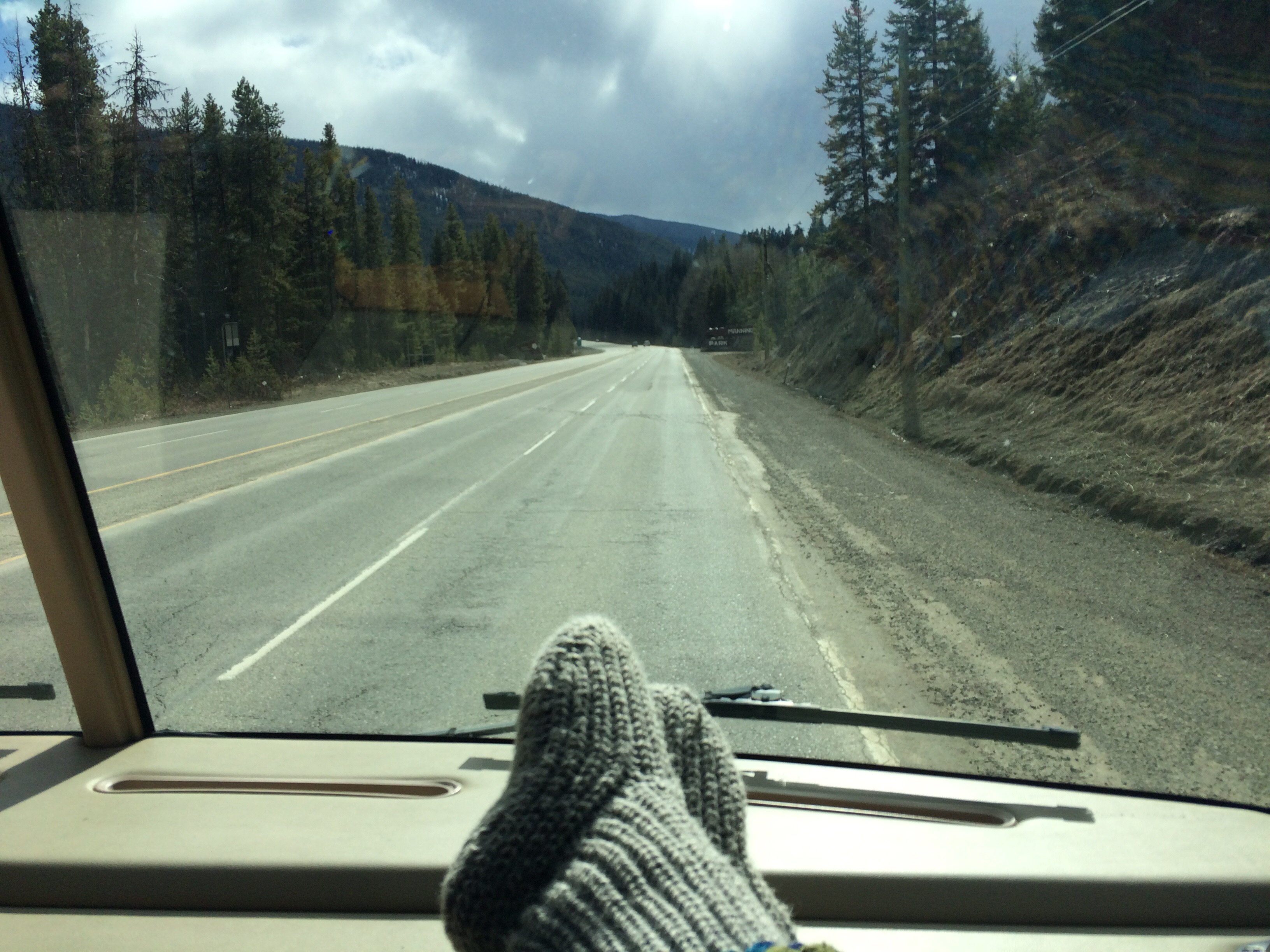 A view of the open road