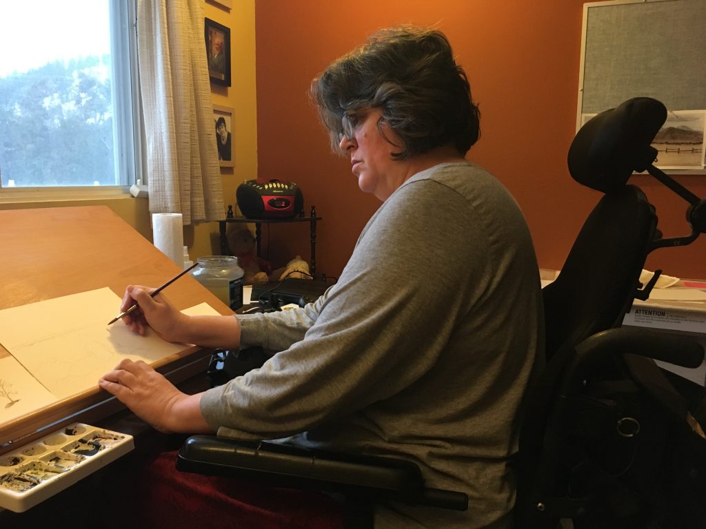 Michelle painting